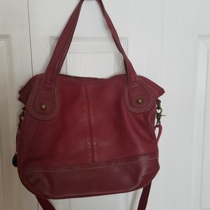 Leather handbag